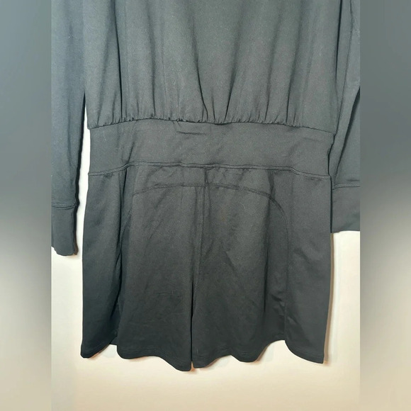 SWEATY BETTY Gary Long Sleeve Romper - Black size medium - Picture 5 of 6